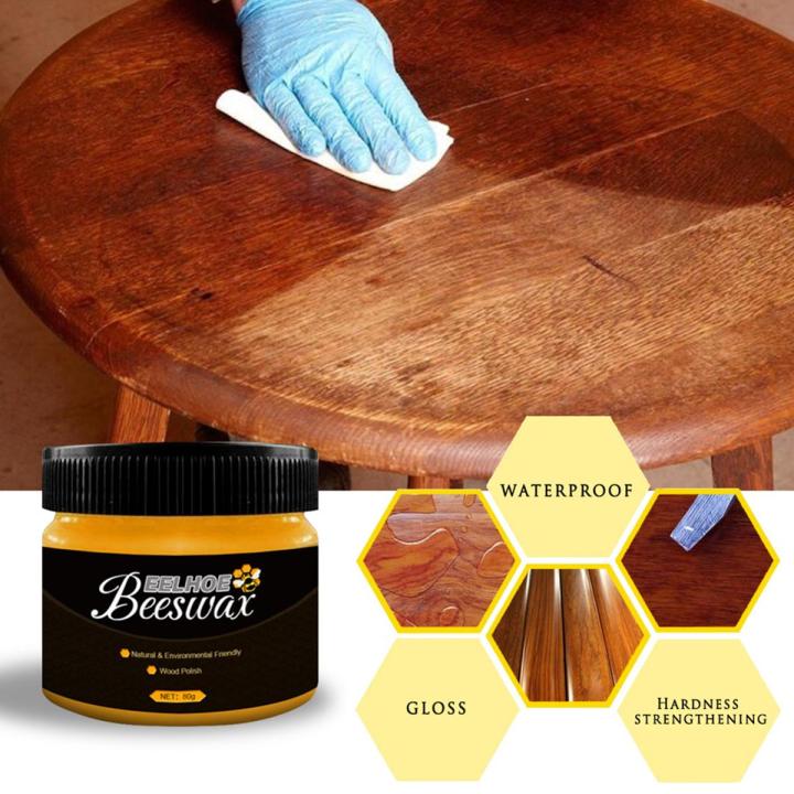 Traditional Beeswax Polish For Wood & Furniture, All-Purpose Beewax For Wood Cleaner And Polish Wipes