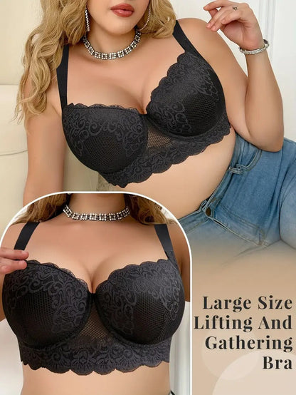 Women's Full Cup Anti-Sagging Bras with Underwire